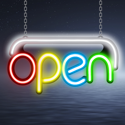 LED보드나라 오픈 OPEN LED보드 LED간판 네온 사인 보드 카페간판 리뷰후기