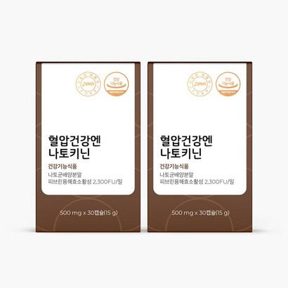 피토틱스 혈압건강엔 나토키닌 15g, 30정, 2개