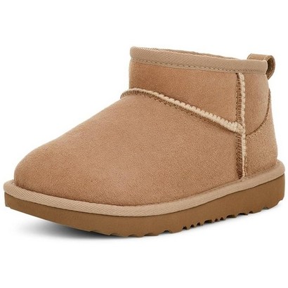 UGG Kids T Classic Ultra Mini Fashion Boot Sand 8 US Unisex Toddler