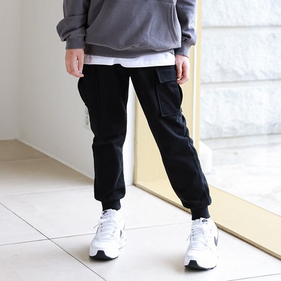 더데일리 아동용 카고 조거바지