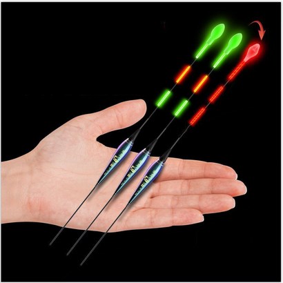 QS 단찌 스마트 변색 전자찌 짧은 찌 케미 캐미 겨울 낮은 수심 얼음 새우 민물 수초용, 2개, QS-01