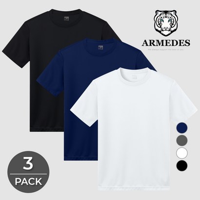 아르메데스 드라이핏 기능성 쿨티셔츠 3매