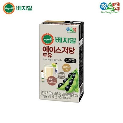 [베지밀] 에이스 저당 두유 x