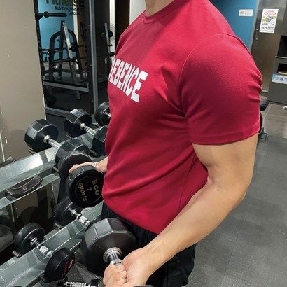 데벤스 남자 짐웨어 머슬핏 로고 모달 반팔 티셔츠