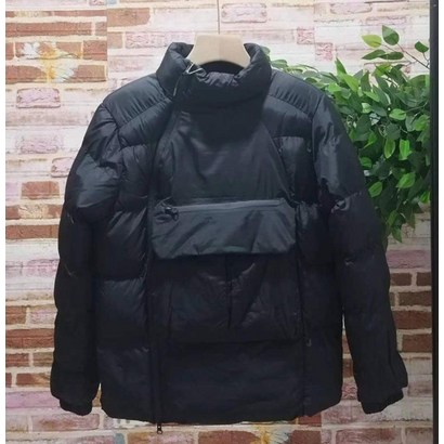 남성 앞주머니 아노락 긴팔패딩점퍼 겨울 아우터