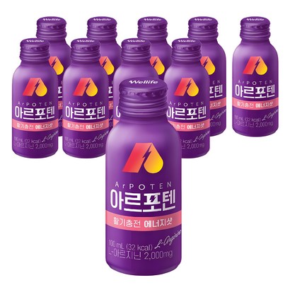 대상웰라이프 아르포텐 아르기닌 에너지샷, 100ml, 10개