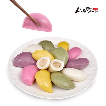 사임당 굳지않는 무지개바람떡 1kg, 1개