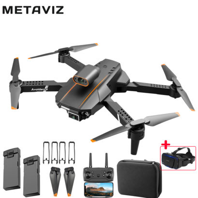 [무료 AS/무료배송]METAVIZ 4K 카메라 GPS 접이식 드론 20분 비행시간한글/영어 설명서 장애물 감지하고 회피 입문용 K10드론 리뷰후기