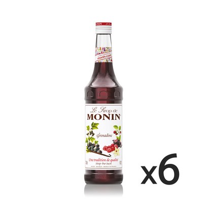 모닌 시럽 그레나딘시럽, 6개, 700ml