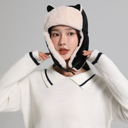 투포디 고양이 군밤 귀달이 모자 트루퍼햇 남녀공용