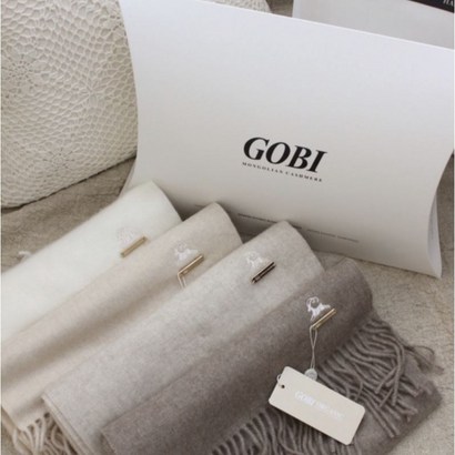 OBI 고비 캐시미어 오가닉 산양자수 머플러/몽골캐시미어100 남자 여자 목도리 커플 크리스마스 선물