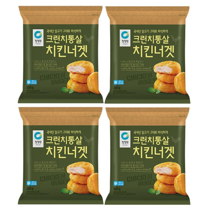 [청정원] 크런치통살 치킨너겟4개
