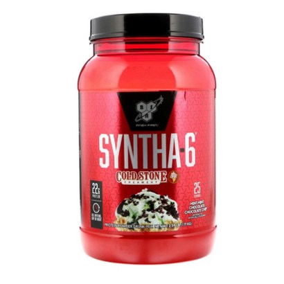 BSN Syntha-6 Cod Stone Creaery int BSN 신타6 콜드스톤 민트 초코칩맛 프로틴 파우더 1 42oz