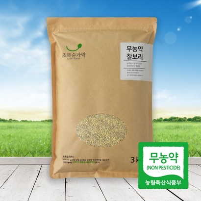 [초록숟가락] 무농약 찰보리쌀  국내산 유기농 잡곡 맛있는잡곡 리뷰후기