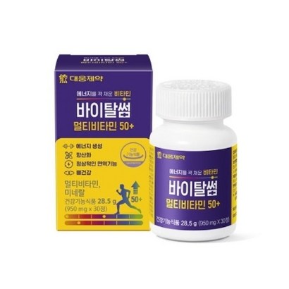 [본사직영] 대웅제약 바이탈썸 멀티비타민 50 / 멀티비타민 부모님영양제