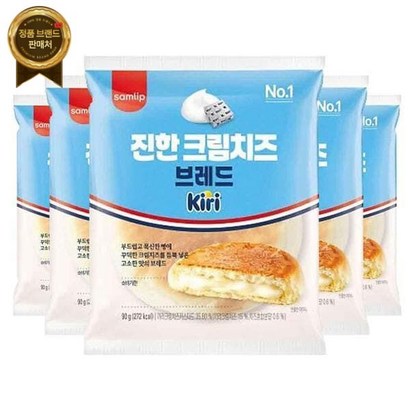 삼립 끼리 진한 크림치즈 브레드 90g 20개