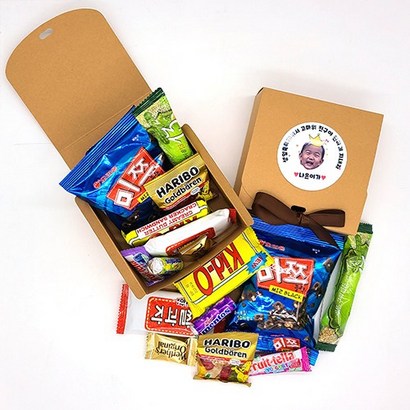 나나박스 단체 행사 학교 교회 간식 선물세트 구디백 간식 과자 상자 답례품