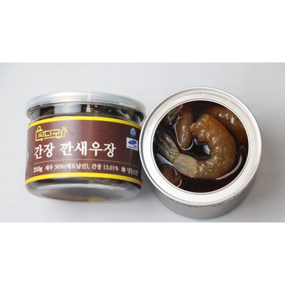 싸다구 간장 깐새우장 250g, 1개