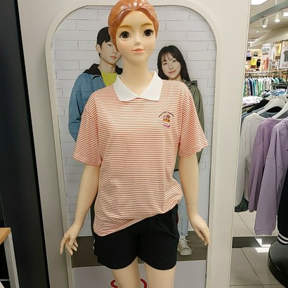 [소이주니어] 논현점 21년여름신상 ** 빠른배송 ** 시원한소재 스트라이프 도넛 카라티 1465 리뷰후기
