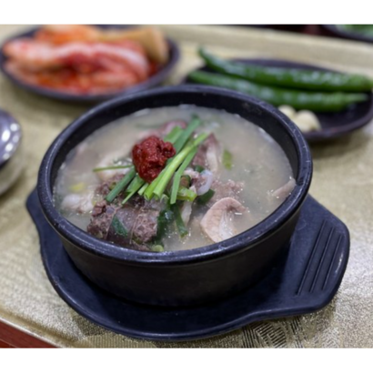 [남동백암왕순대] 전통 순대국