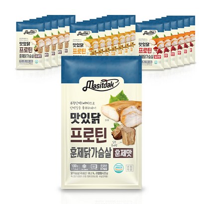 맛있닭 프로틴 훈제닭가슴살 혼합 X