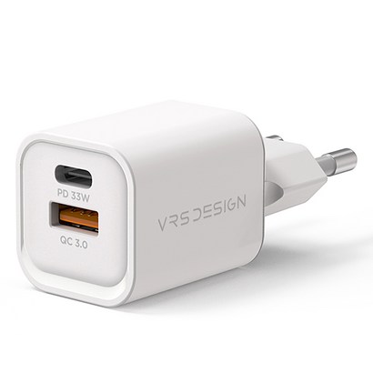 베루스 헤일로 부스트 초고속 33W USB D C타입 QC 30 A타입 S 2포트 초미니 여행용 휴대폰 충전기 어댑터