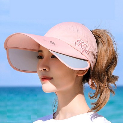 여성 썬캡 챙넓은 자외선 차단 모자 여름 햇빛가리개