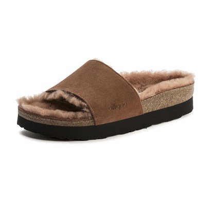 [BIRKENSTOCK] 파필리오 정품 여성 코라 시어링 테라코타 네로우 1014838
