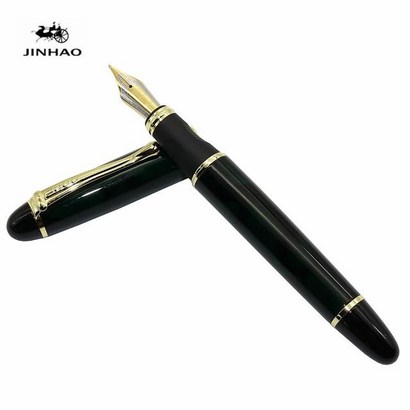 Jinhao X450 이라누리타 만년필 풀 메탈 골든 클립 럭셔리 펜 학생 선물 문구 사무실 학교 용품 볼펜