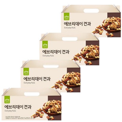 오하루 자연가득 에브리데이 견과 20g x 25포(1박스), 4개