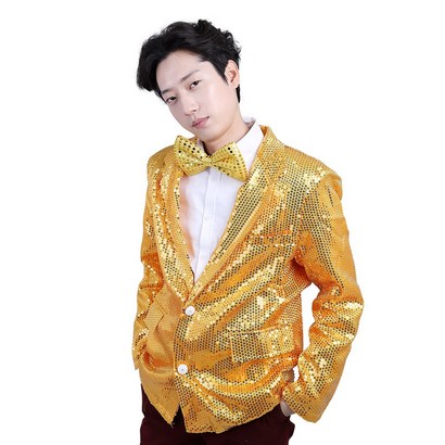 반짝이자켓 금색(100) 무대의상 파티진행 연말 회식