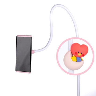 로이체 BT21 베이비 마이리틀버디 휴대폰 구즈넥 거치대