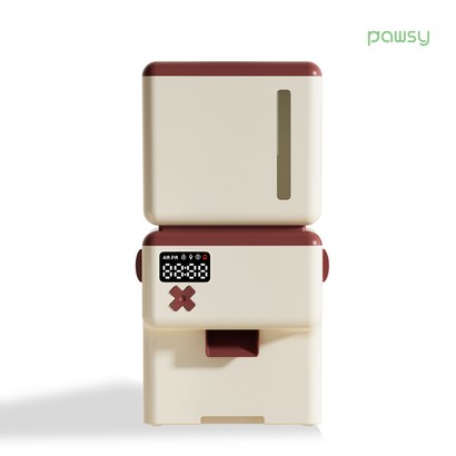 파우시 강아지 고양이 레트로 자동급식기, 아날로그 버전, 선택완료