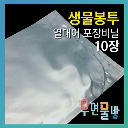 [우연물방] 수족관 생물 봉투 10장