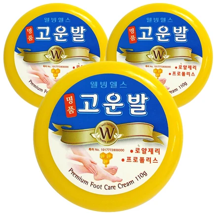 고운발 웰빙헬스팜 명품 크림, 110g, 3개