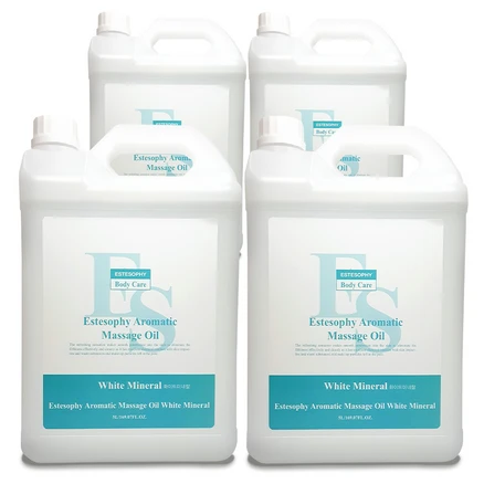 에스테소피 바디 마사지 오일 화이트미네랄, 5L, 4개