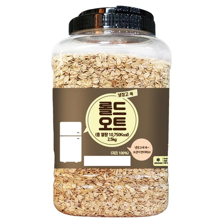 냉장고 쏙 롤드 오트, 2.5kg, 1개
