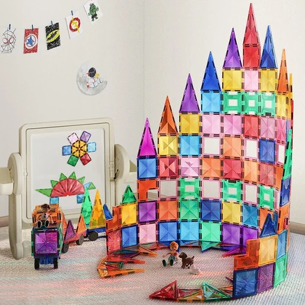 Starwayer 개방적 자석 블럭 빅사이즈 교구 75mm, 60, 1개