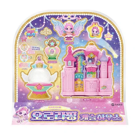 캐치티니핑 슈팅스타 오로라핑 캐슬하우스 세트, 1개