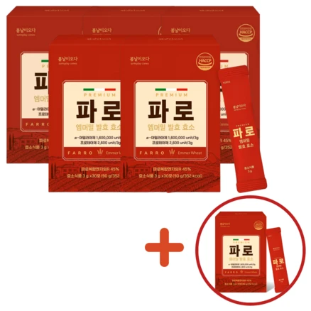 프리미엄 파로 엠머밀 발효 효소, 6개, 90g