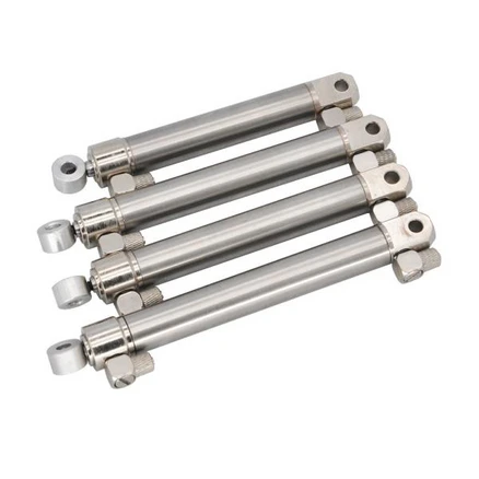 HUINA 1592 유압 세트 메탈 붐 브래킷 3CH 오일 펌프 실린더 RC 굴삭기 부품 업그레이드, 5) 4 pcs cylinders, 1개