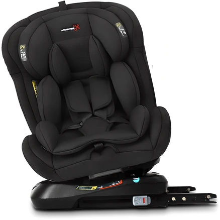 에어보스 스위벨 회전형 카시트 고정형, 블랙