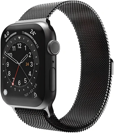 신지모루 애플워치 호환 밀레니즈 스트랩 밴드, 블랙