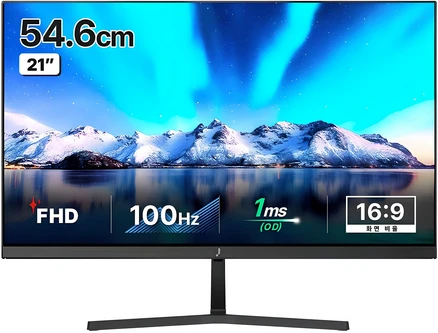 주연테크 FHD 100Hz 모니터, 54.6cm, V22FX