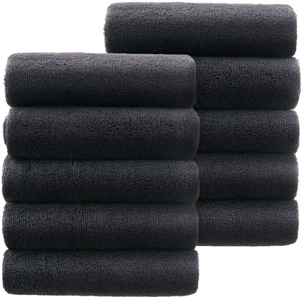 코멧 홈 오코텍스 인증을 받은 호텔 수건 150g 30수 코마사, 다크그레이, 10개