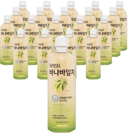 일화 당앤핏 바나바잎차, 500ml, 20개