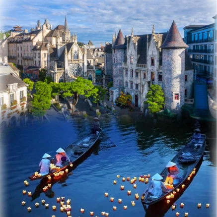 [다낭] 바나힐+호이안 조인투어 (묶음힐인, 입장권,케이블카,올드타운, 야경, 소원초)