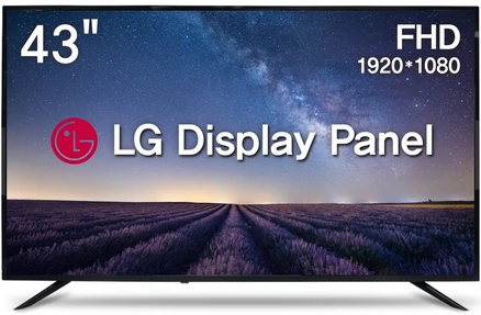 위드라이프 43인치 FHD TV 대기업정품패널 에너지1등급 고화질티비, 고객직접설치, 스탠드형, 43F, 109cm/43인치