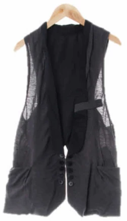 오즈세컨 1408 O’2nd 회색 리넨블렌드 테일러포켓베스트 [85-96-160]