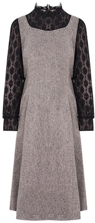 [샤트렌] 레이스 하이넥 원피스_HCCWOP103